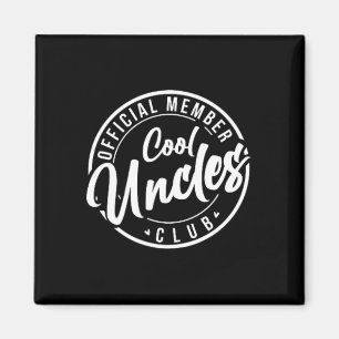 Mitglied Cool Uncles Club Vintag Vatertag Magnet