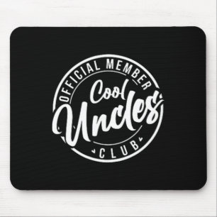 Mitglied Cool Uncles Club Vintage Vatertag  Mousepad