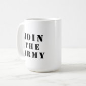 Mitglied der Armee Kaffeetasse (Vorderseite Links)