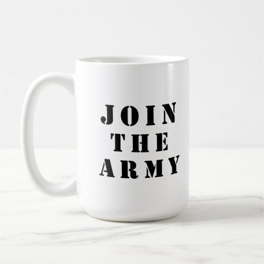 Mitglied der Armee Kaffeetasse (Links)