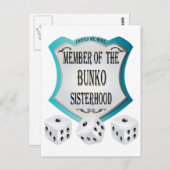 Mitglied der Bunko-Schwesternschaft Postkarte (Vorne/Hinten)