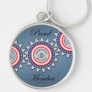 Mitglied der demokratischen Partei Schlüsselanhänger