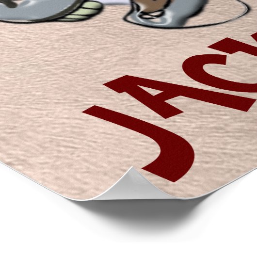 MITGLIED DER GEMEINSCHAFT JACKASS POSTER (Ecke)