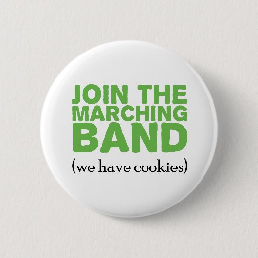 Mitglied der Marching-Band Button (Vorderseite)