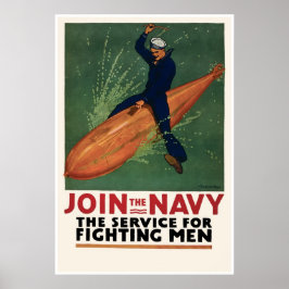 Mitglied der Marine Poster