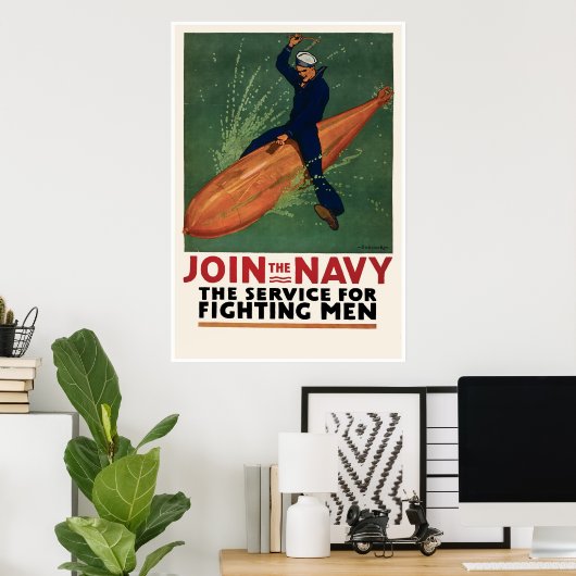 Mitglied der Marine Poster (Heimbüro)