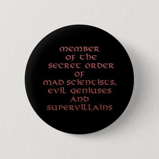 Mitglied der Secret Order Buttone und Buttons (Vorderseite)