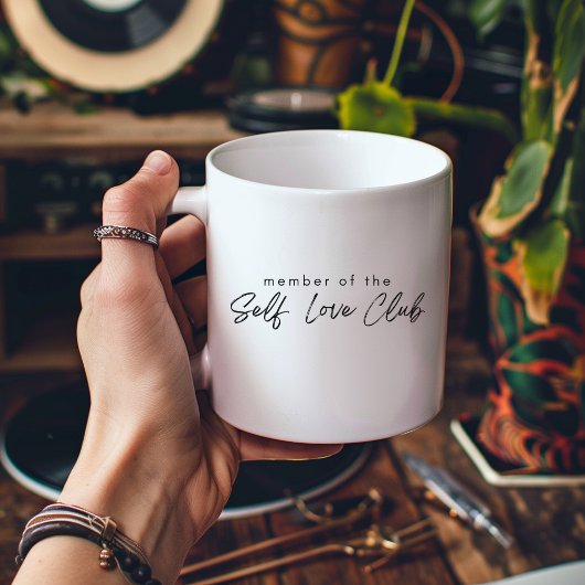Mitglied der Selbst-Liebe, Selbstgeschenk Liebe, L Kaffeetasse
