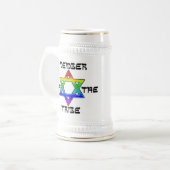 Mitglied der StammSteins Bierglas (Vorderseite Links)
