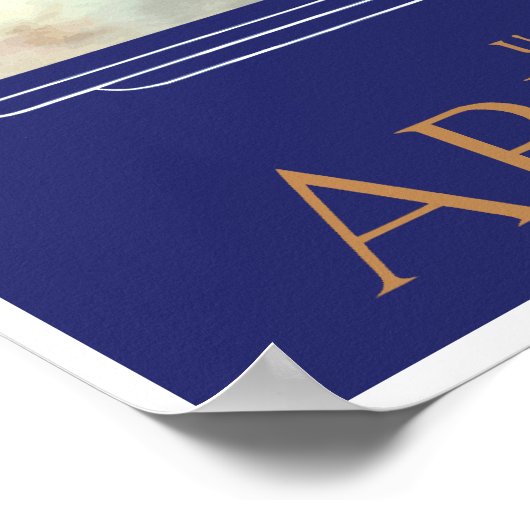 Mitglied der Streitkräfte — Grenze Poster (Ecke)