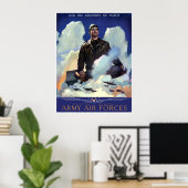 Mitglied der Streitkräfte — Grenze Poster (Heimbüro)