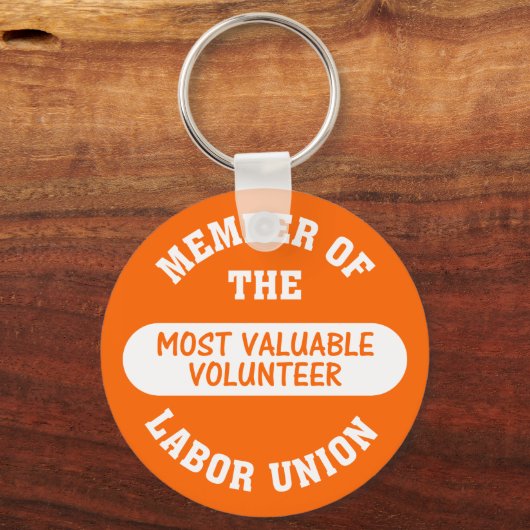 Mitglied der wertvollsten Freiwilligenarbeit-Gewer Schlüsselanhänger (Vorderseite)