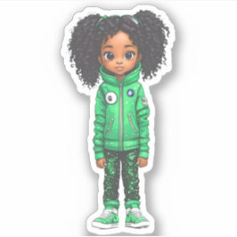 Mitglied des Astronautenteams - Grün Aufkleber