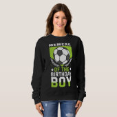 Mitglied des Boy Soccer Bday Teams Sweatshirt (Vorne ganz)