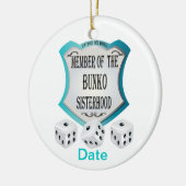 Mitglied des BunkoSisterhood Keramikornament (Links)