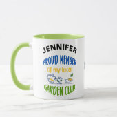 Mitglied des Gartenklubs individuelle Tasse (Links)