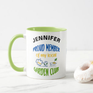 Mitglied des Gartenklubs individuelle Tasse