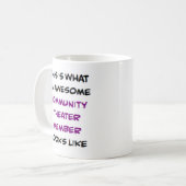 Mitglied des Gemeinschaftstheaters, phantastisch Kaffeetasse (Vorderseite Links)
