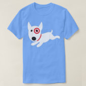 Mitglied des Marktteams Bullseye Hund Funny T-Shirt (Design vorne)