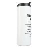Mitglied des personalisiert School Board Funny Thermosbecher (Nach links gedreht)