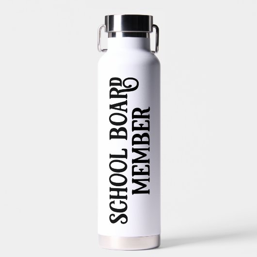Mitglied des personalisiert School Board Trinkflasche (Vorne)