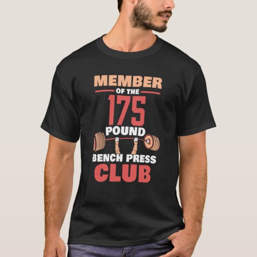 Mitglied des Presseclub 175 Pfund T-Shirt (Vorderseite)