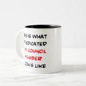 Mitglied des Stadtrates, Zweifarbige Tasse (Vorderseite Links)