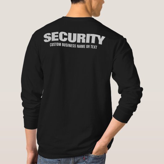 Mitglied des Teams für die Crew von benutzerdefini T-Shirt (Rückseite)