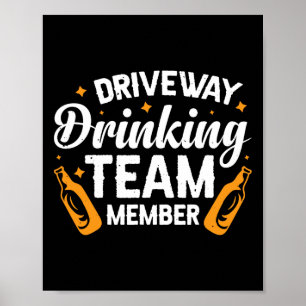 Mitglied des Teams für Fahrradtrunk Poster