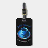 Mitglied des Teams für offiziellen Kaffeeverbrauch Gepäckanhänger (Vorderseite vertikal)