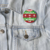 Mitglied des Ugly Sweater Club Button (Beispiel)