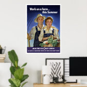 Mitglied des US-Crop Corps Poster (Heimbüro)