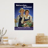 Mitglied des US-Crop Corps Poster (Küche)