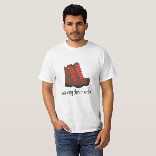 Mitglied des Wanderclubs T - Shirt (Vorne ganz)