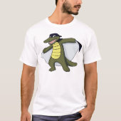 Mitglied einer Bürgerwehr-Alligator T-Shirt (Vorderseite)