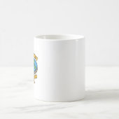 Mitglieder der Flat Earth Society Kaffeetasse (Mittel)