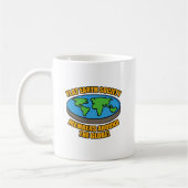 Mitglieder der Flat Earth Society Kaffeetasse (Links)