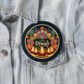 Mitglieder der Freude und der Tradition Diwali Button (Beispiel)