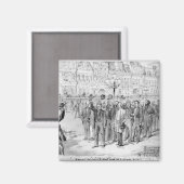 Mitglieder der provisorischen Regierung Magnet (Vorderseite/Rückseite)