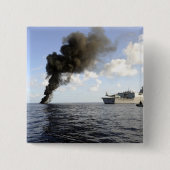 Mitglieder der US-Küstenwache Button (Vorderseite)