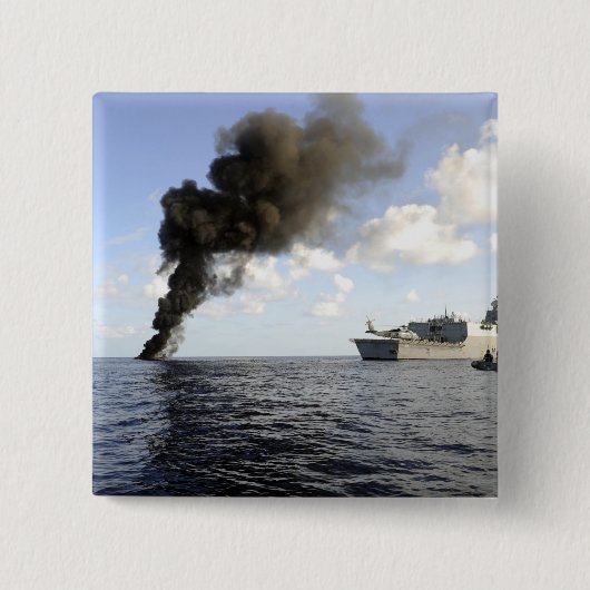 Mitglieder der US-Küstenwache Button (Vorderseite)