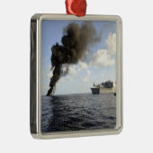 Mitglieder der US-Küstenwache Silbernes Ornament (Rechts)