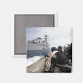 Mitglieder des Besuchs, des Vorstands, der Suche Magnet (Vorderseite/Rückseite)