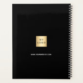 Mitglieder des Business Foto Teams benennen Black  Planer (Rückseite)