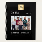 Mitglieder des Business Foto Teams benennen Black  Planer (Vorderseite)