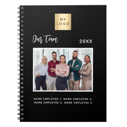 Mitglieder des Foto-Teams Notizblock (Vorderseite)