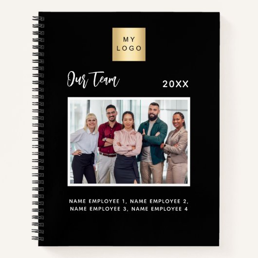 Mitglieder des Foto-Teams Notizblock (Vorderseite)