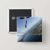 Mitglieder des US-Marine Parachute-Teams Button (Vorne & Hinten)