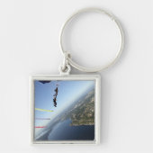 Mitglieder des US-Marine Parachute-Teams Schlüsselanhänger (Vorne)