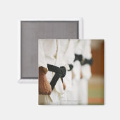 Mitglieder eines Judo Dojo Magnet (Vorderseite/Rückseite)